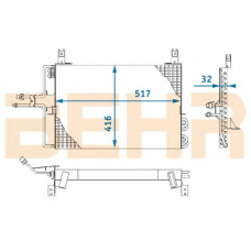 7401050 BEHR Condenser