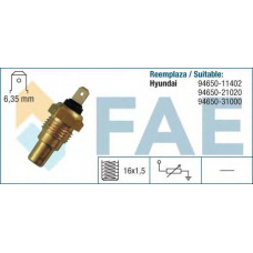 31480 FAE Датчик, температура охлаждающей жидкости