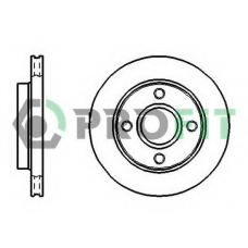 5010-0766 PROFIT Тормозной диск