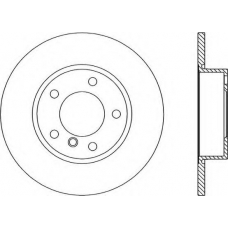 BDR1092.10 OPEN PARTS Тормозной диск