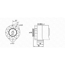 943356122010 MAGNETI MARELLI Генератор