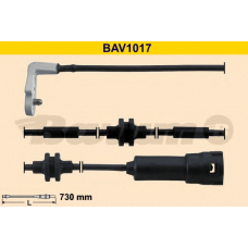 BAV1017 BARUM Сигнализатор, износ тормозных колодок