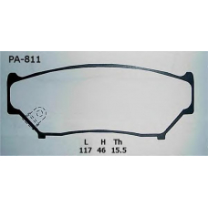 J PA-811AF JAPANPARTS Комплект тормозных колодок, дисковый тормоз