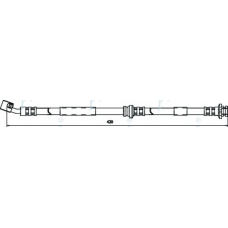 HOS3534 APEC Тормозной шланг