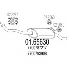 01.65630 MTS Глушитель выхлопных газов конечный