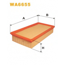 WA6655 WIX Воздушный фильтр