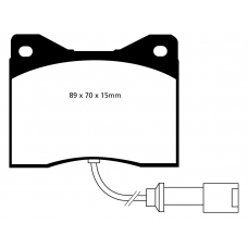 DP2753/2 EBC Brakes Колодки тормозные