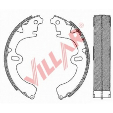 629.0676 VILLAR Комплект тормозных колодок