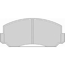 FD904A NECTO Комплект тормозных колодок, дисковый тормоз