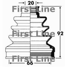 FCB2819 FIRST LINE Пыльник, приводной вал