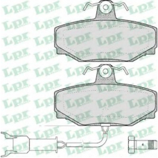 05P338 LPR Комплект тормозных колодок, дисковый тормоз