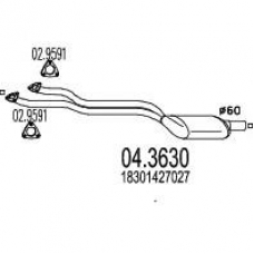 04.3630 MTS Катализатор