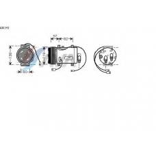 AIK143 AVA Компрессор, кондиционер