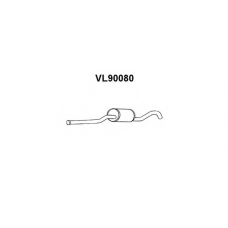 VL90080 VENEPORTE Предглушитель выхлопных газов