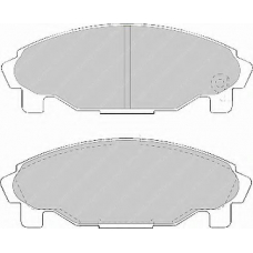 FDB1009 FERODO Комплект тормозных колодок, дисковый тормоз