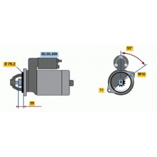 0 986 018 890 BOSCH Стартер