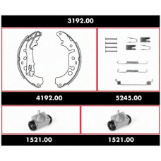 3192.00 ROADHOUSE Комплект тормозов, барабанный тормозной механизм