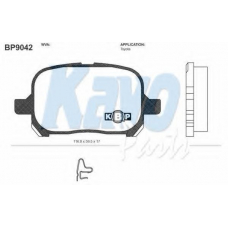 BP-9042 KAVO PARTS Комплект тормозных колодок, дисковый тормоз
