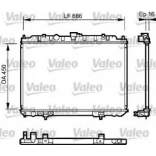 735064 VALEO Радиатор, охлаждение двигателя