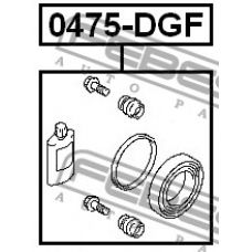 0475-DGF FEBEST Ремкомплект, тормозной суппорт