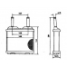 52113 NRF Теплообменник, отопление салона