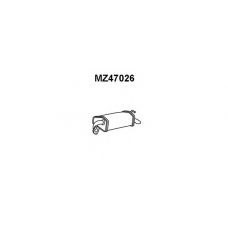 MZ47026 VENEPORTE Глушитель выхлопных газов конечный