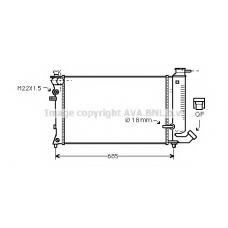 CN2121 Prasco Радиатор, охлаждение двигателя