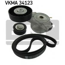 VKMA 34123 SKF Поликлиновой ременный комплект