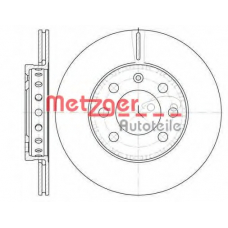 6595.00 METZGER Тормозной диск