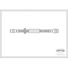 19031634 CORTECO Тормозной шланг