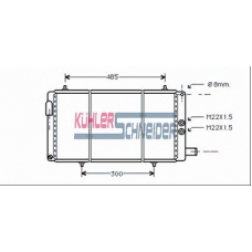 1505301 KUHLER SCHNEIDER Радиатор, охлаждение двигател