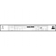 OEF622 STANDARD Комплект проводов зажигания