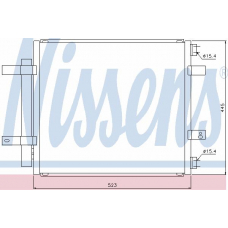 94866 NISSENS Конденсатор, кондиционер
