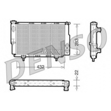 DRM23061 DENSO Радиатор, охлаждение двигателя