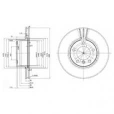 BG3043 DELPHI Тормозной диск