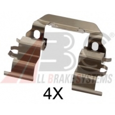 1782Q ABS Комплектующие, колодки дискового тормоза