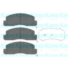 KBP-9088 KAVO PARTS Комплект тормозных колодок, дисковый тормоз