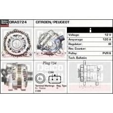 DRA0724 DELCO REMY Генератор