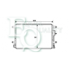 CO0331 EQUAL QUALITY Конденсатор, кондиционер