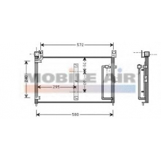 52005038 VAN WEZEL Конденсатор, кондиционер