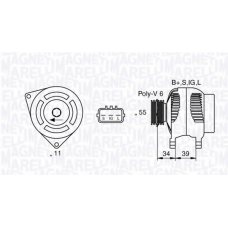 063377430010 MAGNETI MARELLI Генератор
