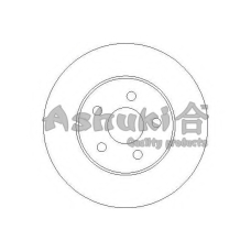 QF606-01 ASHUKI Тормозной диск