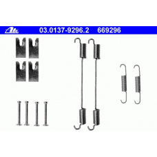 03.0137-9296.2 ATE Комплектующие, тормозная колодка