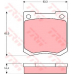 GDB535 TRW Комплект тормозных колодок, дисковый тормоз
