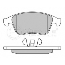 025 247 1018 MEYLE Комплект тормозных колодок, дисковый тормоз