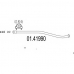 01.41990 MTS Труба выхлопного газа