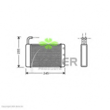 32-0292 KAGER Теплообменник, отопление салона