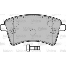 601010 VALEO Комплект тормозных колодок, дисковый тормоз
