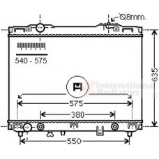 83002175 VAN WEZEL Радиатор, охлаждение двигателя