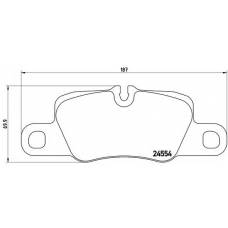 P 65 023 BREMBO Комплект тормозных колодок, дисковый тормоз